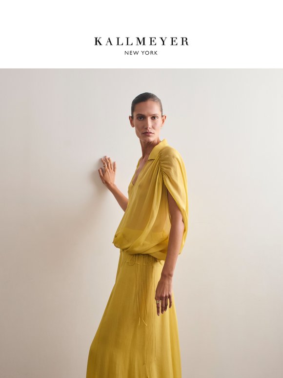 GOLDEN HOUR — Explore New Silk Chiffon