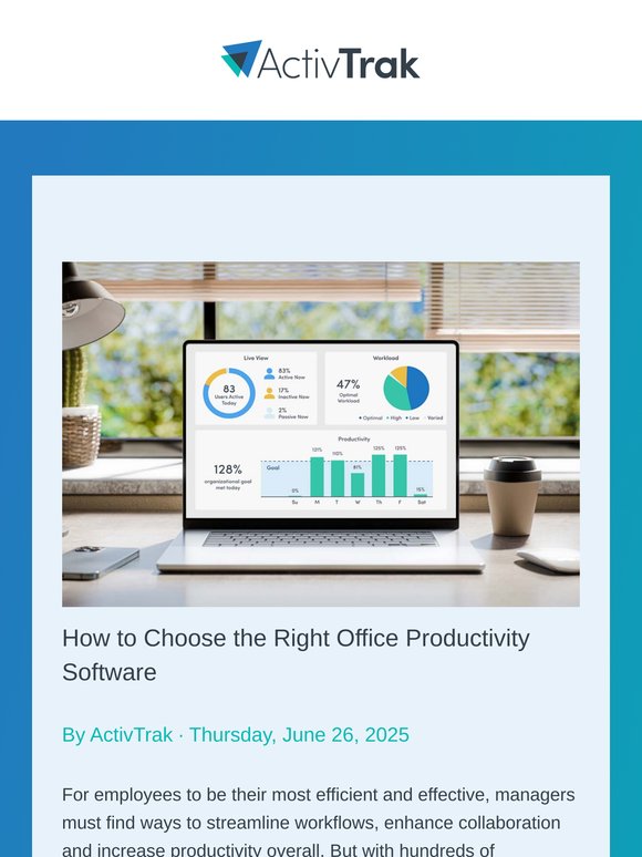 New workforce productivity blogs
