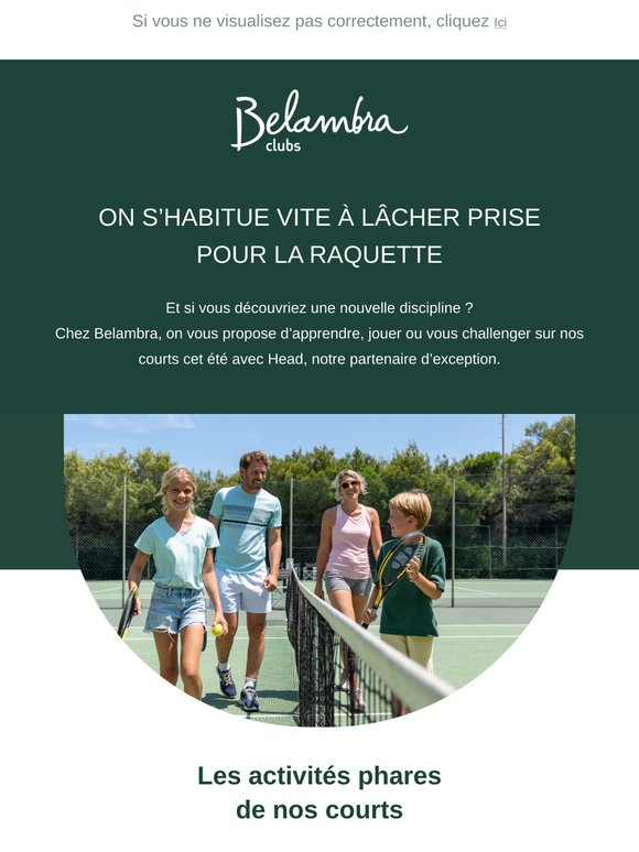 🎾 On s'habitue vite à lâcher prise pour la raquette !