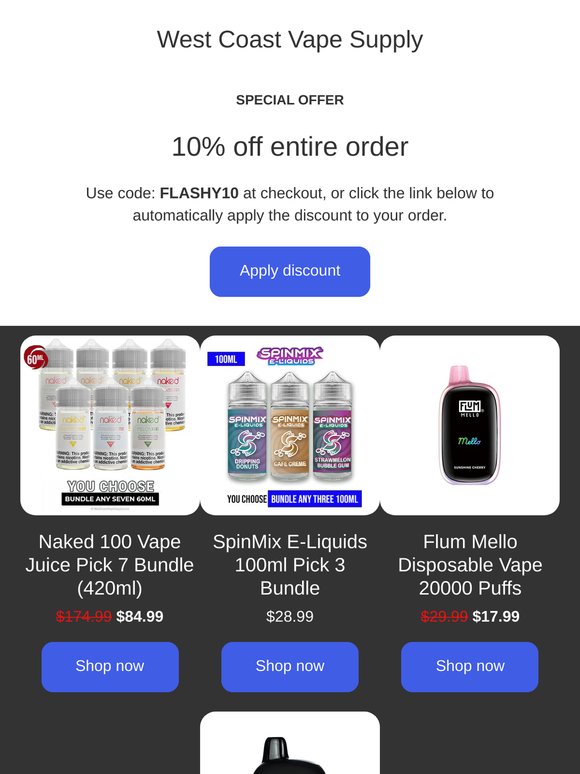 west coast vape supply West Coast Vape Supply main image 1