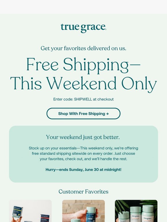 Flash Sale: Free Shipping Sitewide