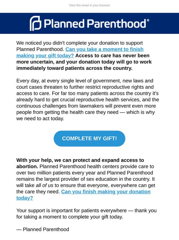 Your support could make all the difference!