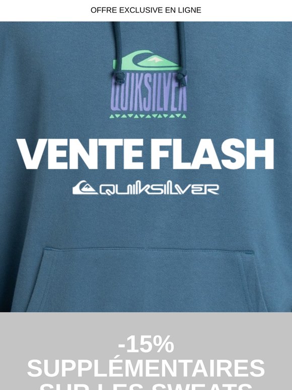 -15% supplémentaires sur les sweats !