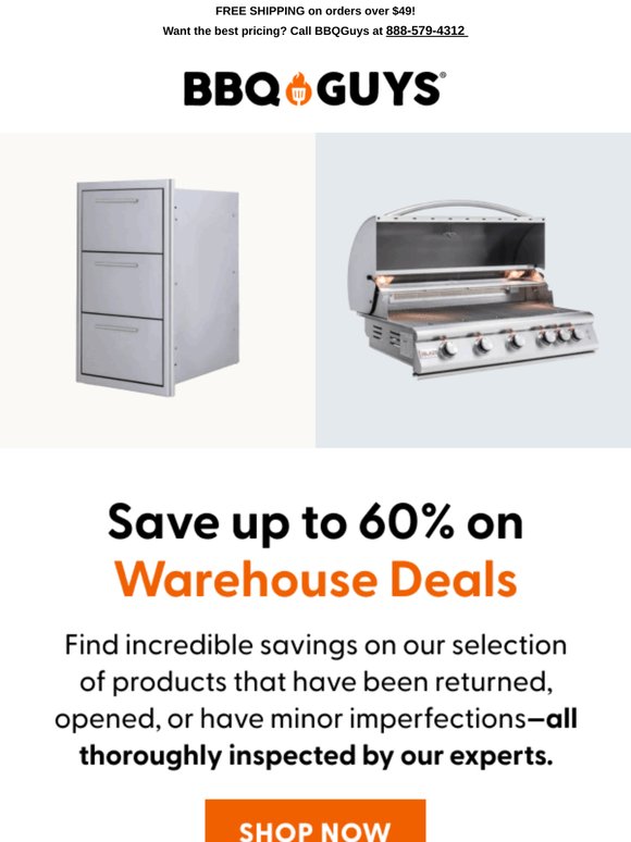 SAVE BIG on overstock and closeout items!