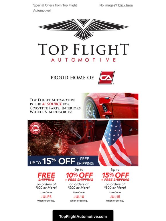Up to 15% OFF+ FREE Shipping! 🇺🇸 Fourth of July Sale!