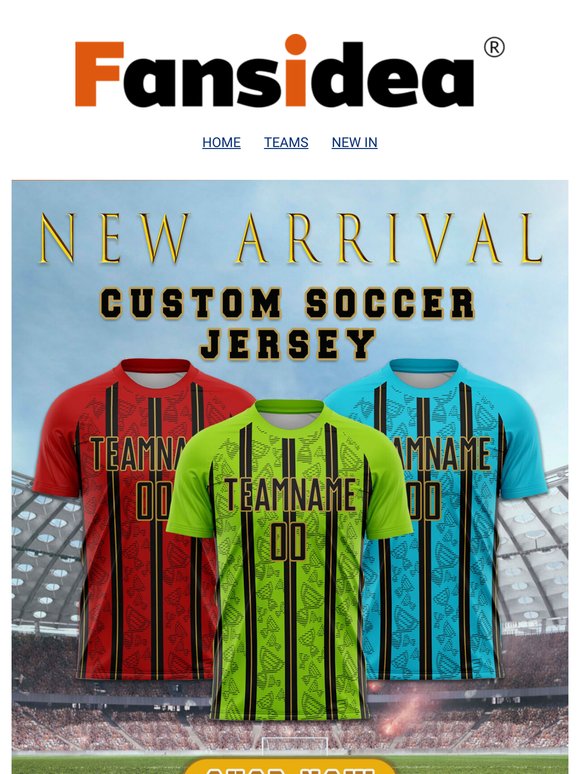 🏆Victory Woven In –Custom Striped Jerseys with Trophy Flair For Team Now