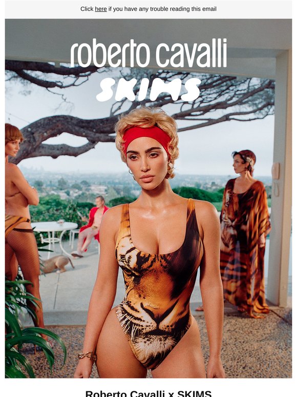 Roberto Cavalli x SKIMS Has Landed