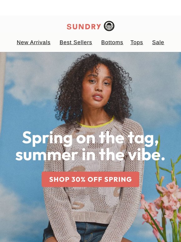 Spring styles, summer savings