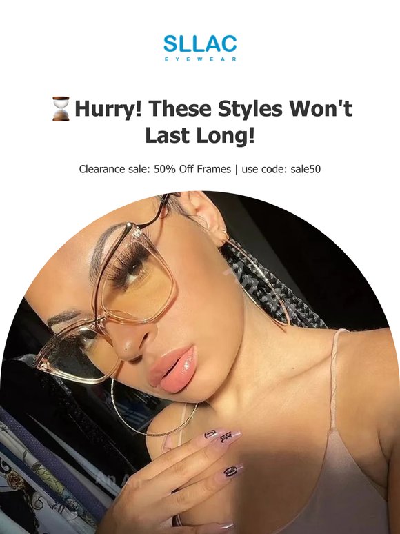 ⌛Hurry! These Styles Won't Last Long! Use code sale50 to save 50% now!