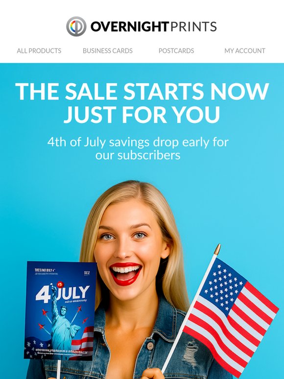 Early Access: Your 4th of July Discount Starts Now
