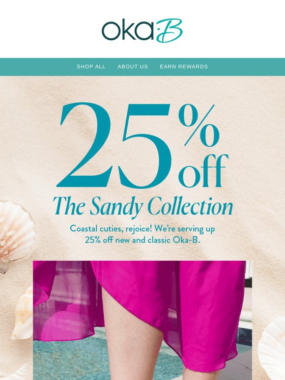 Your Beachy Faves Just Got 25% Sweeter!