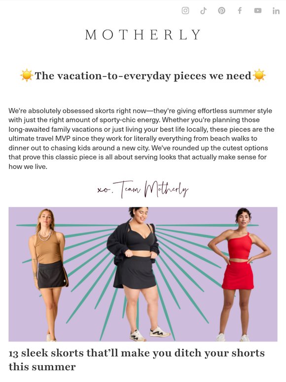 Summer plans? These skorts have you covered