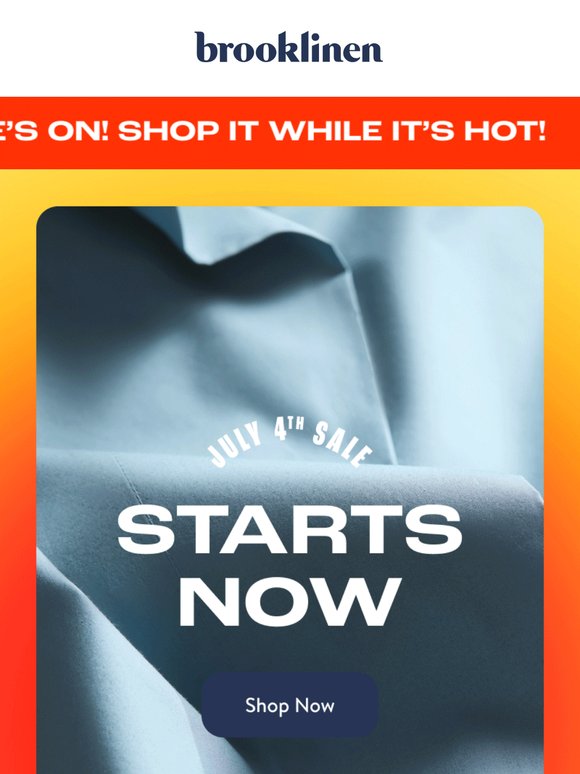HARD LAUNCH: Our July 4th Sale