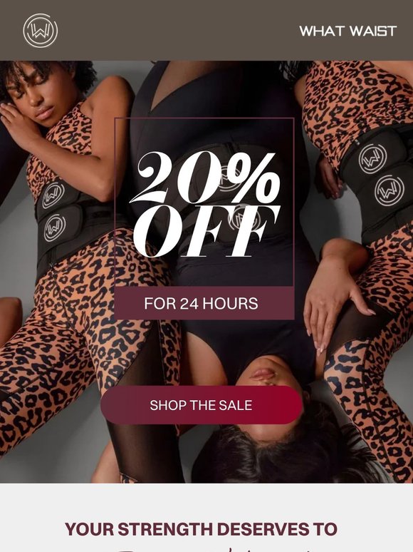 Your Strength Deserves to Be Celebrated — 20% Off for 24 Hours