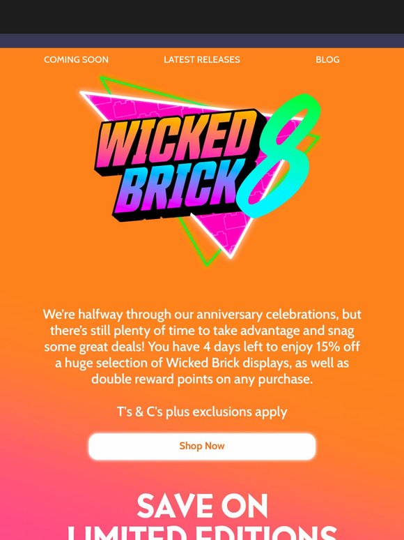 15% Off Limited Editions? Yes Please! 🎉