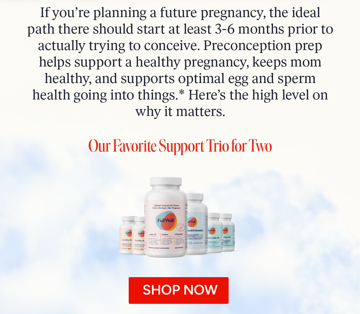 Fertility Trio for Two