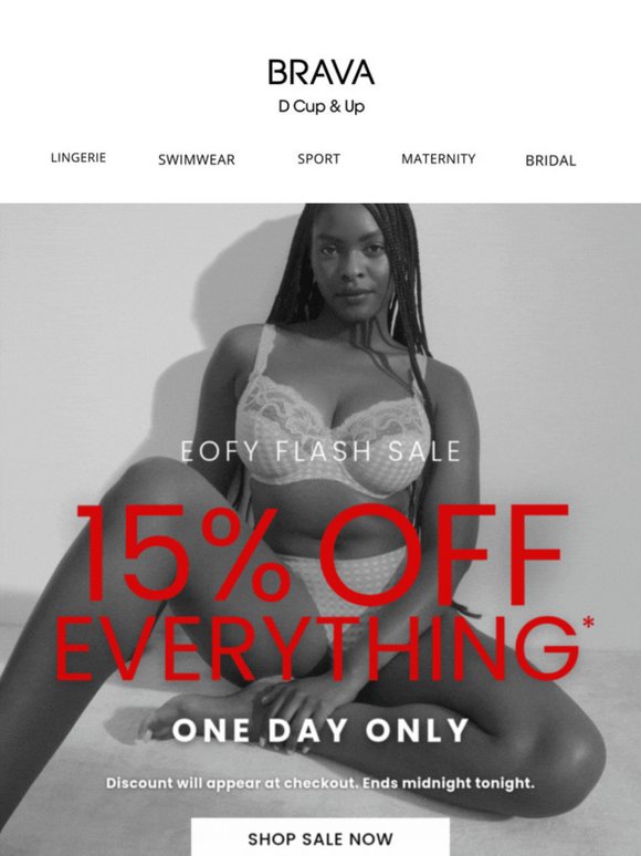 One Day Only: 15% Off Everything Ends at Midnight 🕛
