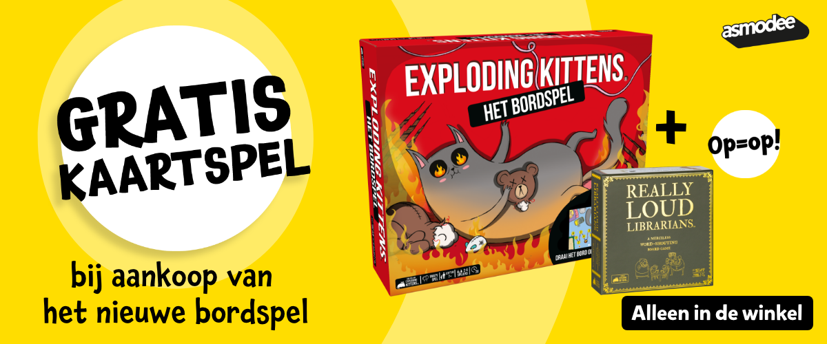 GRATIS KAARTSPEL bij aankoop van het nieuwe bordspel