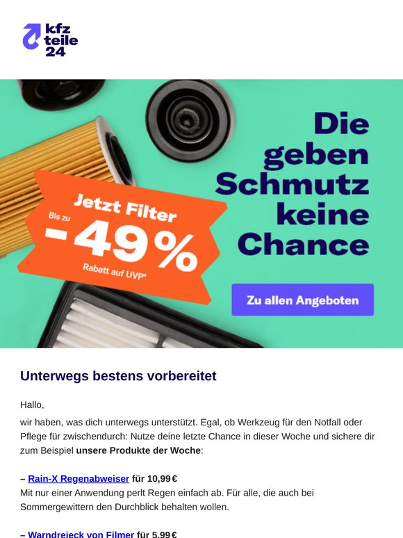 Bevor's losgeht noch schnell zu uns