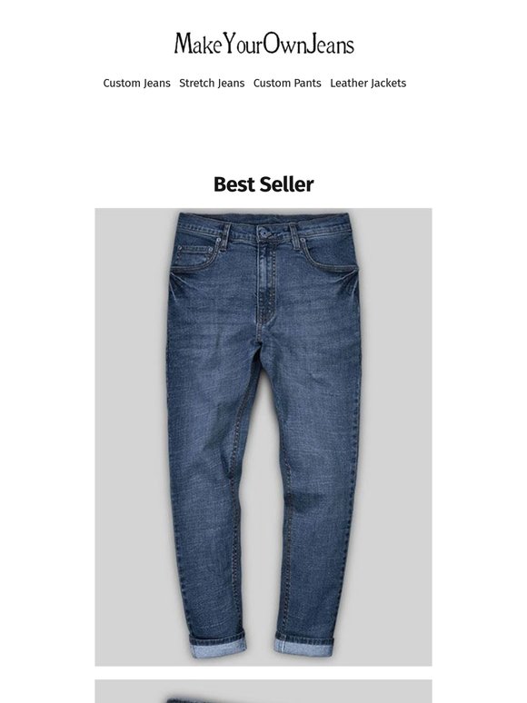 Marlin Blue Stretch Stone Wash Whisker Jeans - Look #522