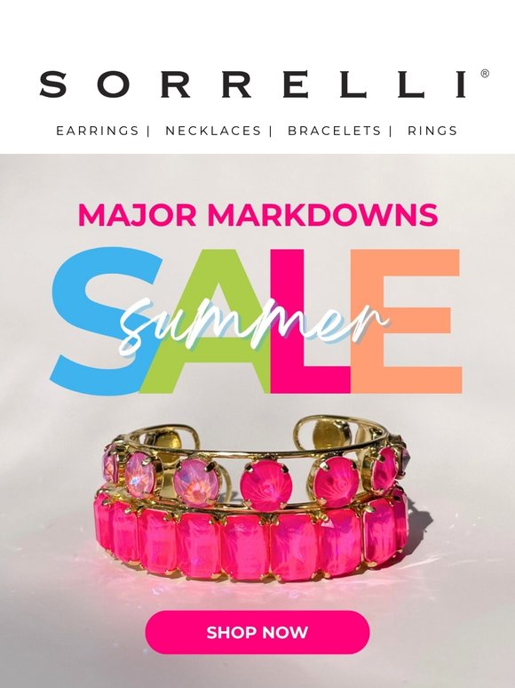 MAJOR SUMMER MARKDOWNS