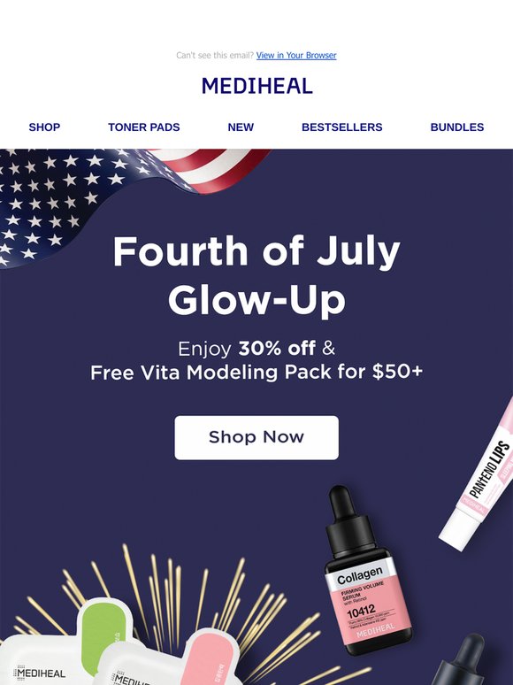 🎆 Your glow-up starts at 30% off