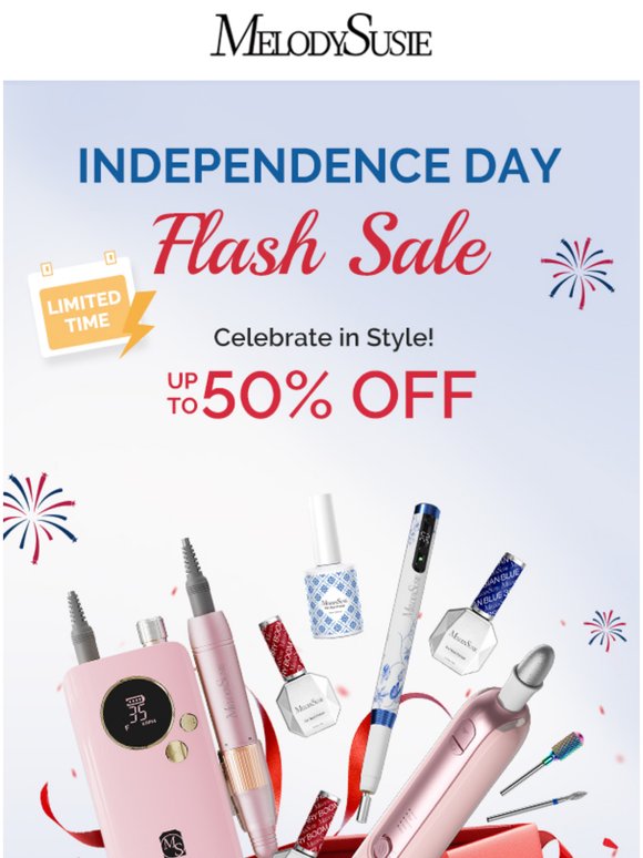 Spark Your Style 🎇 50% OFF Nail Kits!