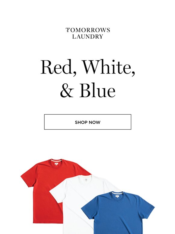 Red. White. Blue. Refined.