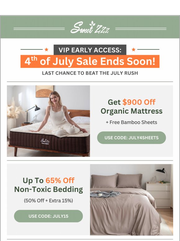 VIP Early Access Closing Soon for 4th of July Deals