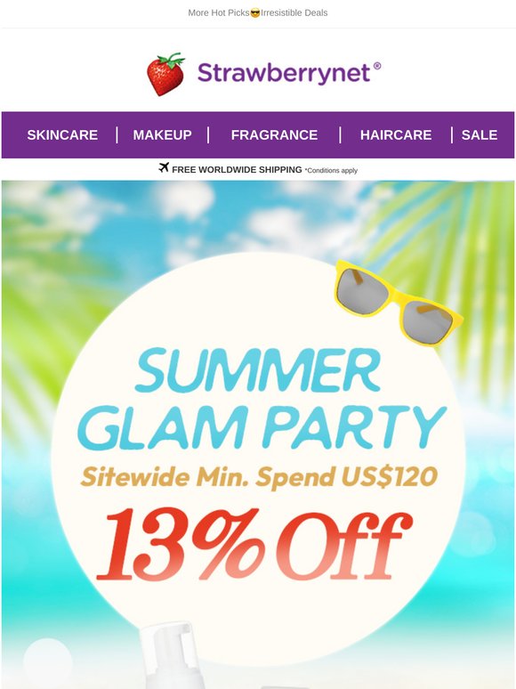 🌞​All 13%Off🌻Welcome to Summer Glam Party🎉