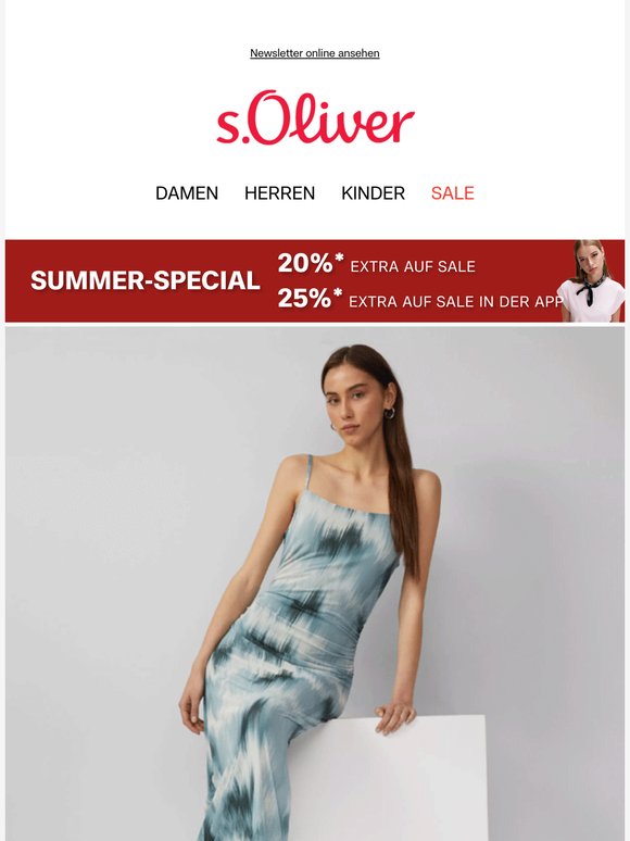 Sommerkleider ab 30€ – jetzt mit 25% extra sparen!