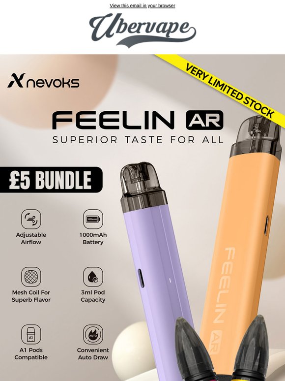Flash Sale: £5 Bundle with Kits & E-Liquids