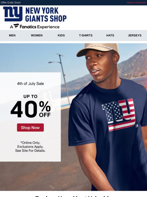 Up To 40% Off 4th Of July Sale Starts Now!