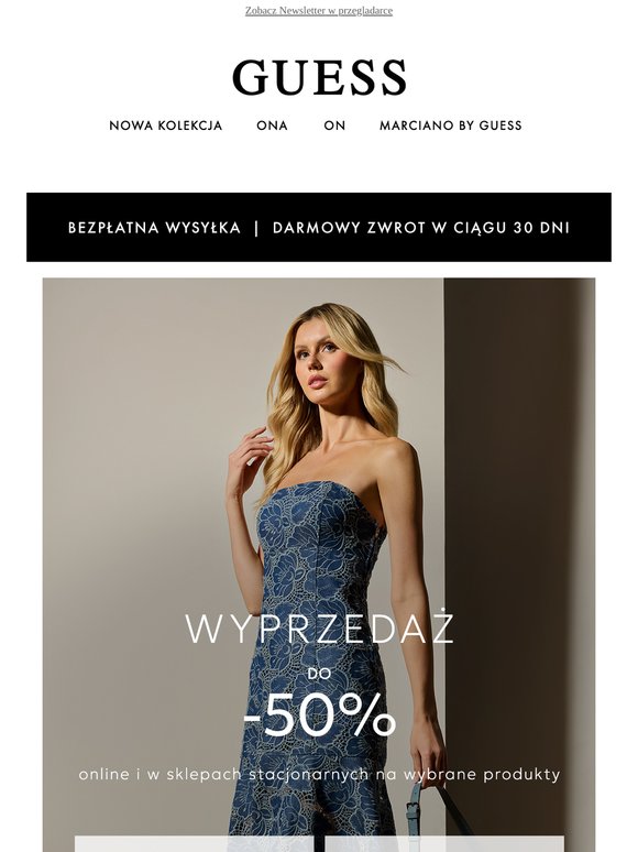 Letnia wyprzedaż > Do -50% dla Ciebie