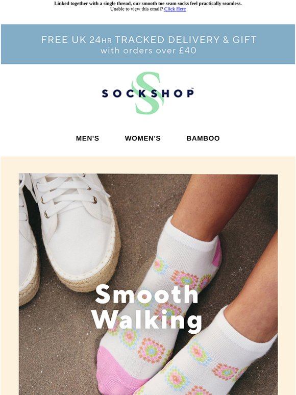 Discover smooth toe seam comfort 🪡
