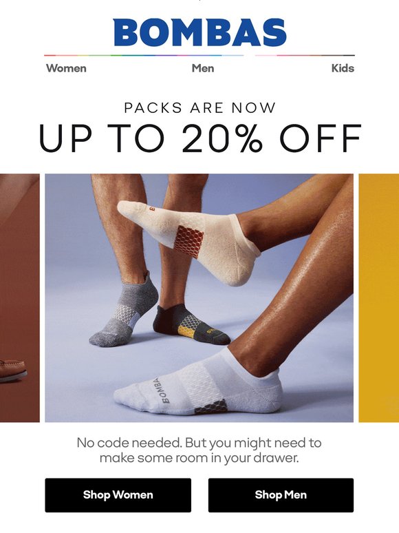Wait... Packs Are Up to 20% Off?