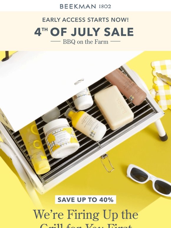 Celebrate Early: 4th of July Sale Starts Now! 🛍