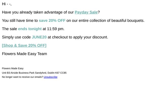 Final Hours for 20% OFF