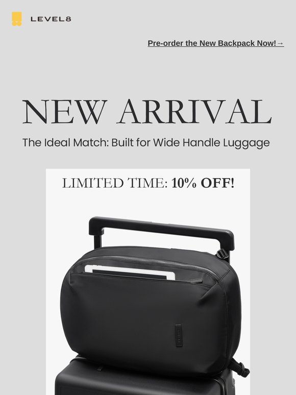 NEW ARRIVAL: LEVEL Urban Backpack, Business-Ready Companion