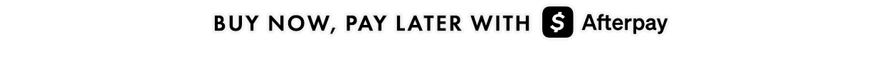 Buy now, pay later with Afterpay