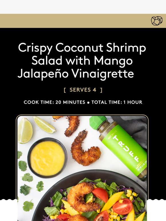 Spice Up Your Salad with Coconut Shrimp!