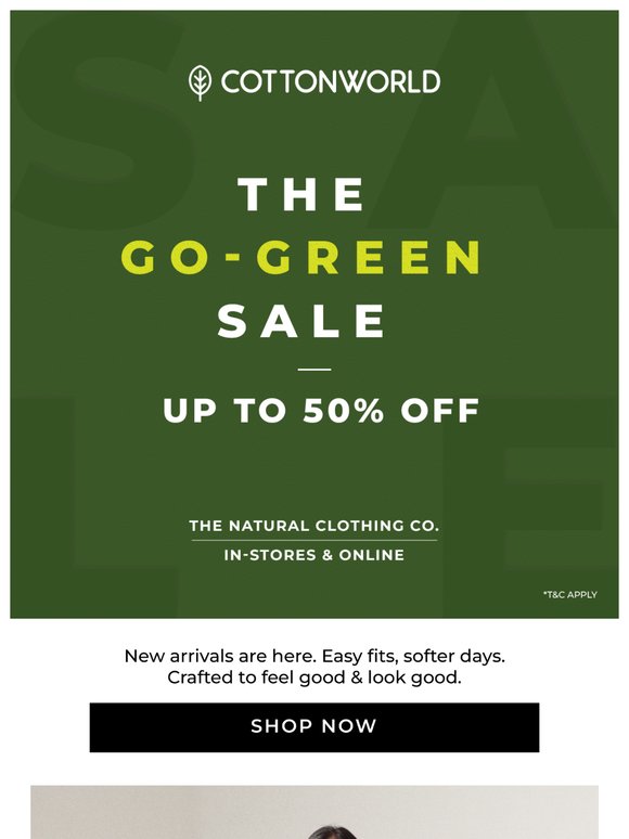 Green looks good on you 💚