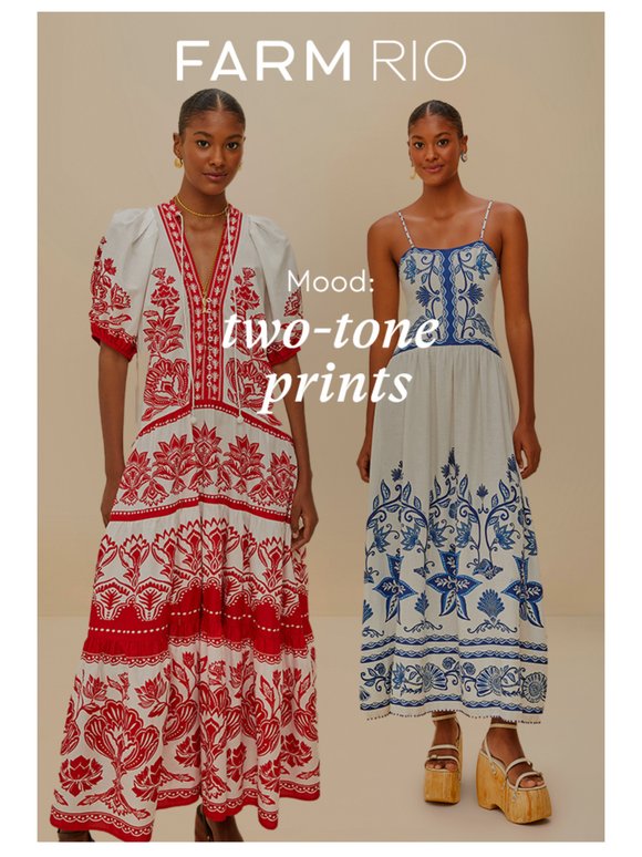 Mood: two-tone prints all day