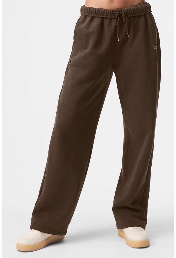 Accolade Straight Leg Sweatpant - Espresso - Espresso / M