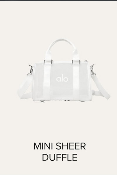 MINI SHEER DUFFLE