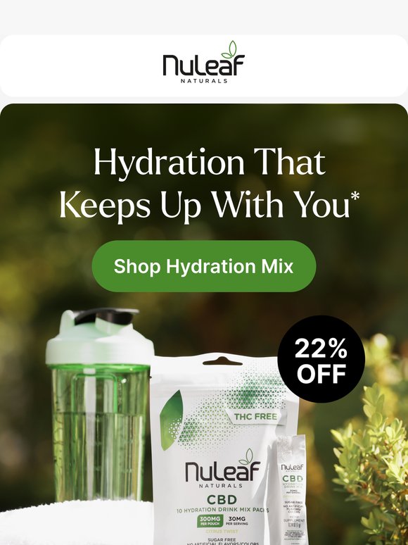 Hydration and recovery support for your active days
