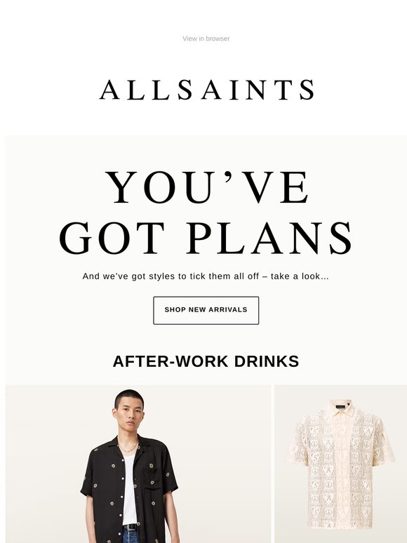 New arrivals for new plans: shirts, tees & more
