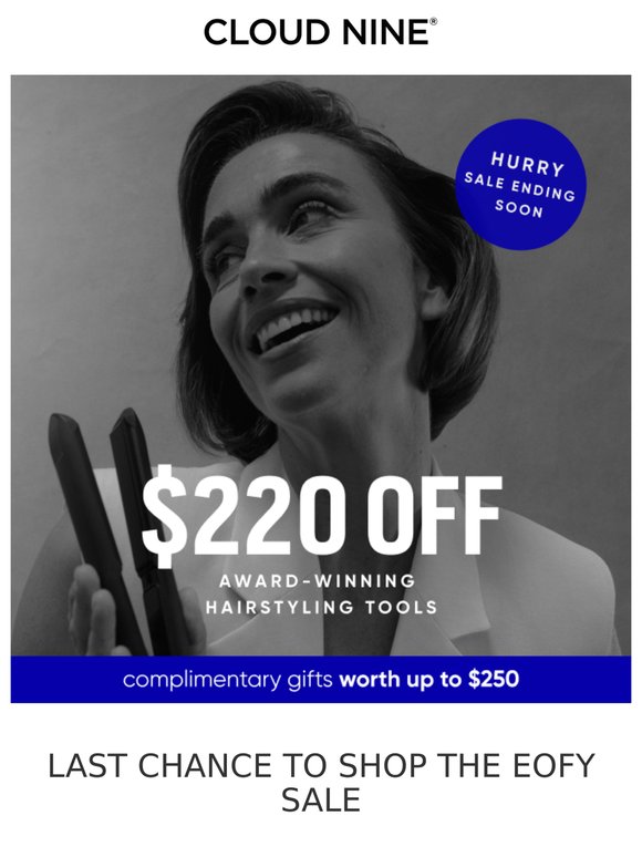 It's your last chance to shop our EOFY Sale