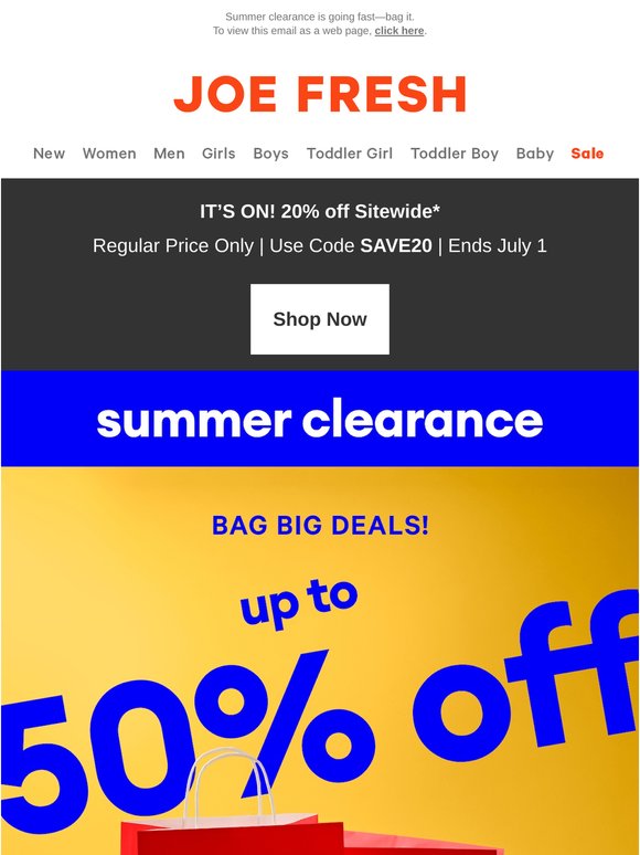 Up to 50% off? Your Summer Plans Just Got Urgent