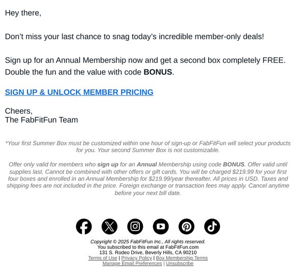 Did You Hear The News? Get a 2-for-1 Membership Today Only!